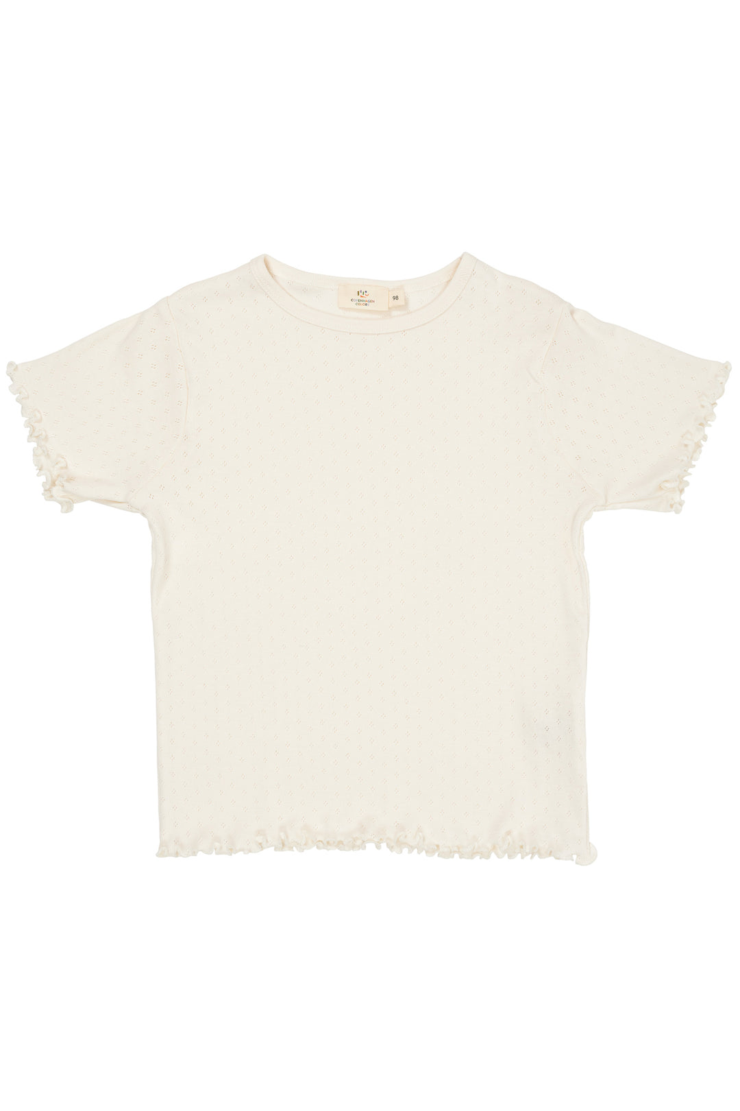 SUMMER POINTELLE T-SHIRT SS - CREAM