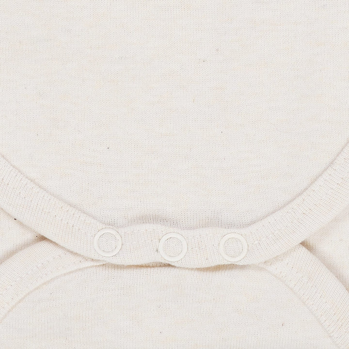 MELANGE LS BODYSTOCKING - CREAM MELANGE