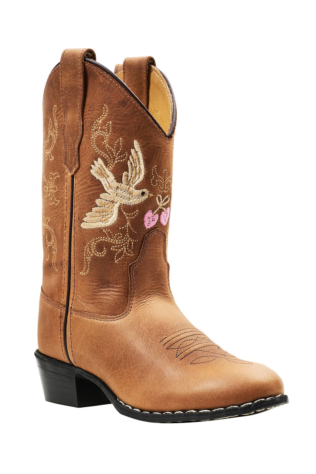 LIMITED COWBOY BOOTS - COGNAC DOVE - COGNAC