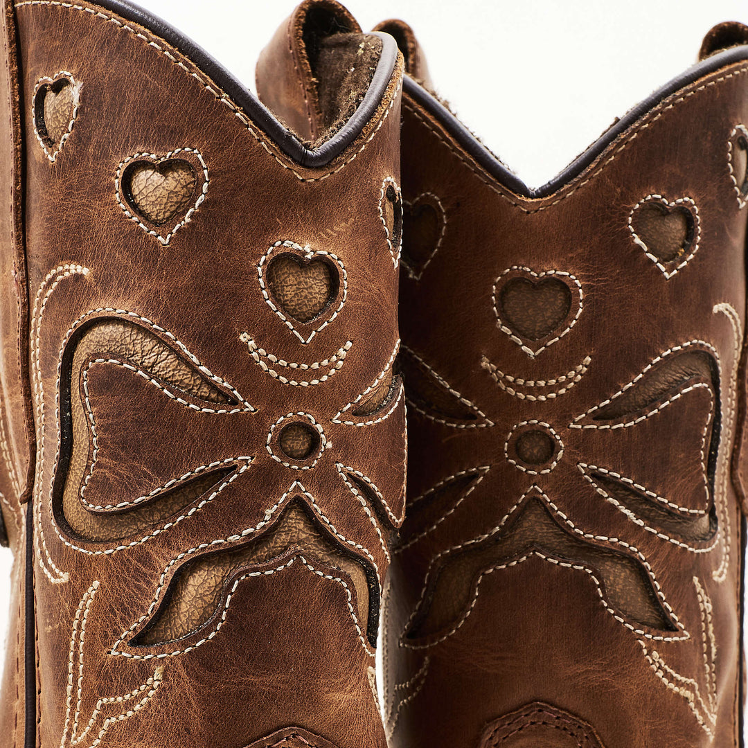 LIMITED RANGER BOOTS W. WARM LINING - COGNAC BOW - COGNAC