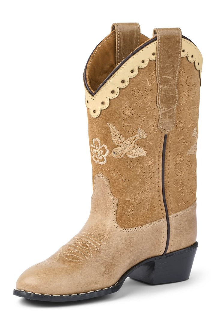 LIMITED COWBOY BOOTS HIGH - BEIGE SUEDE - BEIGE SUEDE