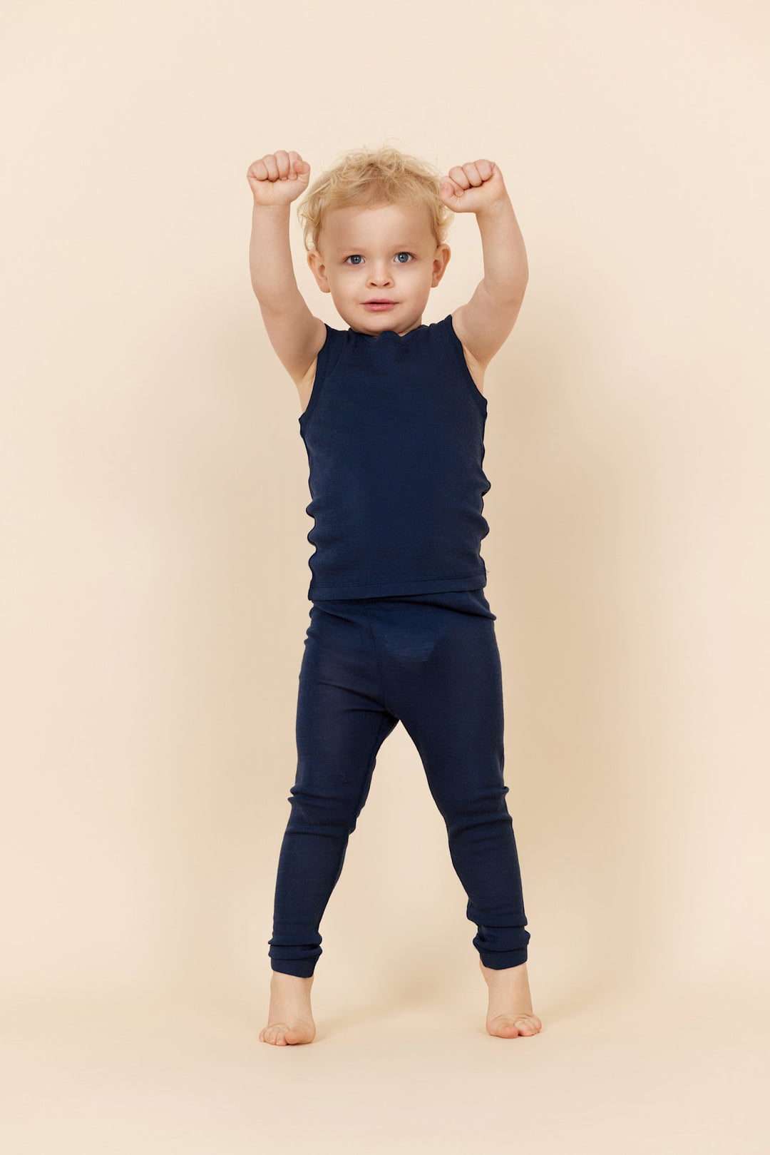 Merino Light Knitted Tank - NAVY