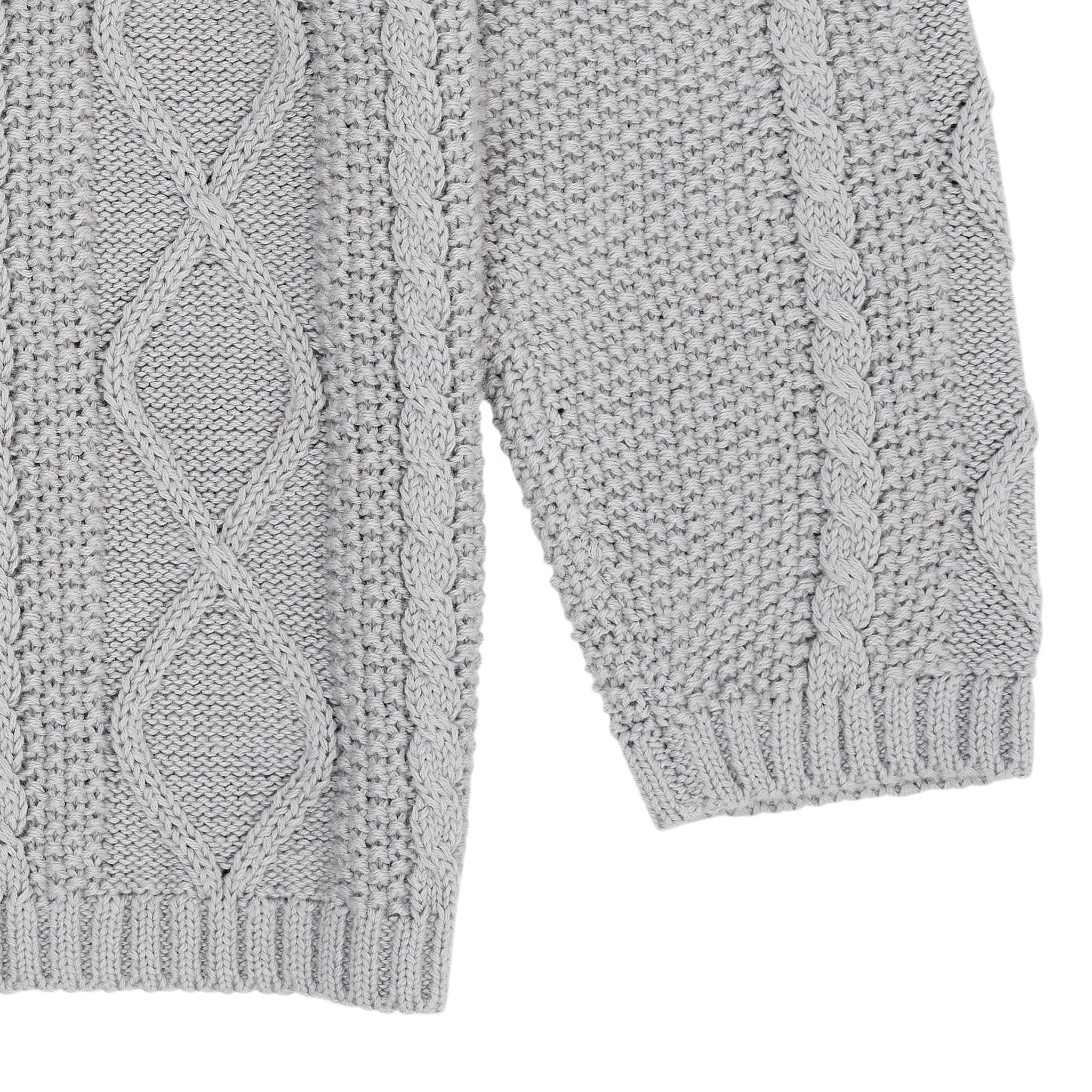 KNITTED JUMPER - DUSTY BLUE