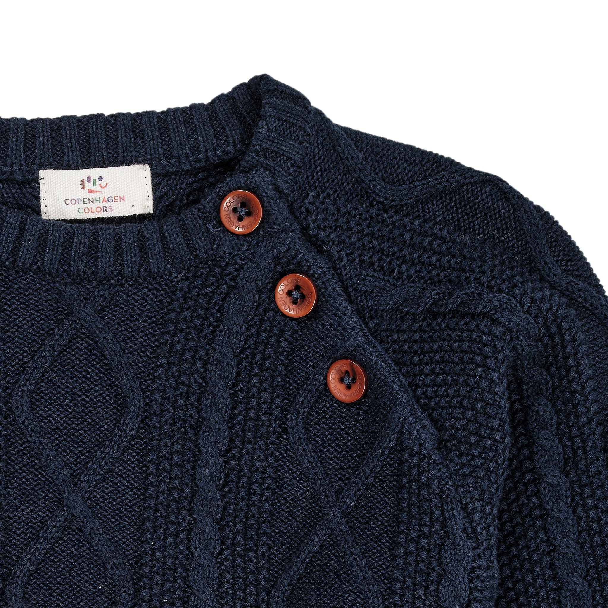 KNITTED JUMPER - NAVY