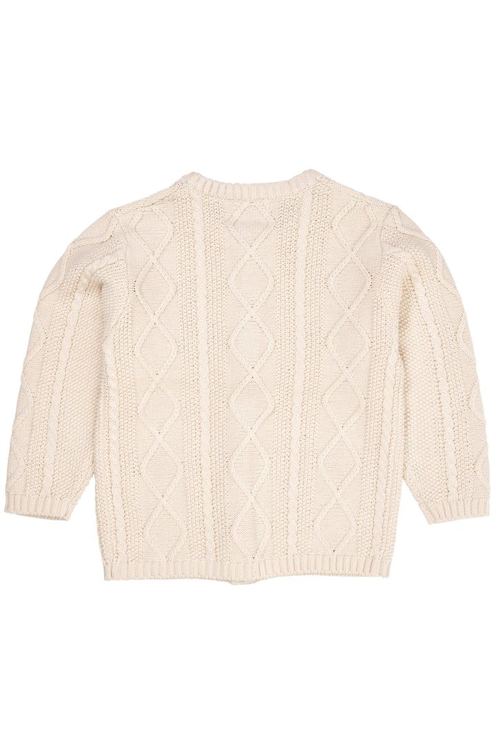 KNITTED CARDIGAN - CREAM