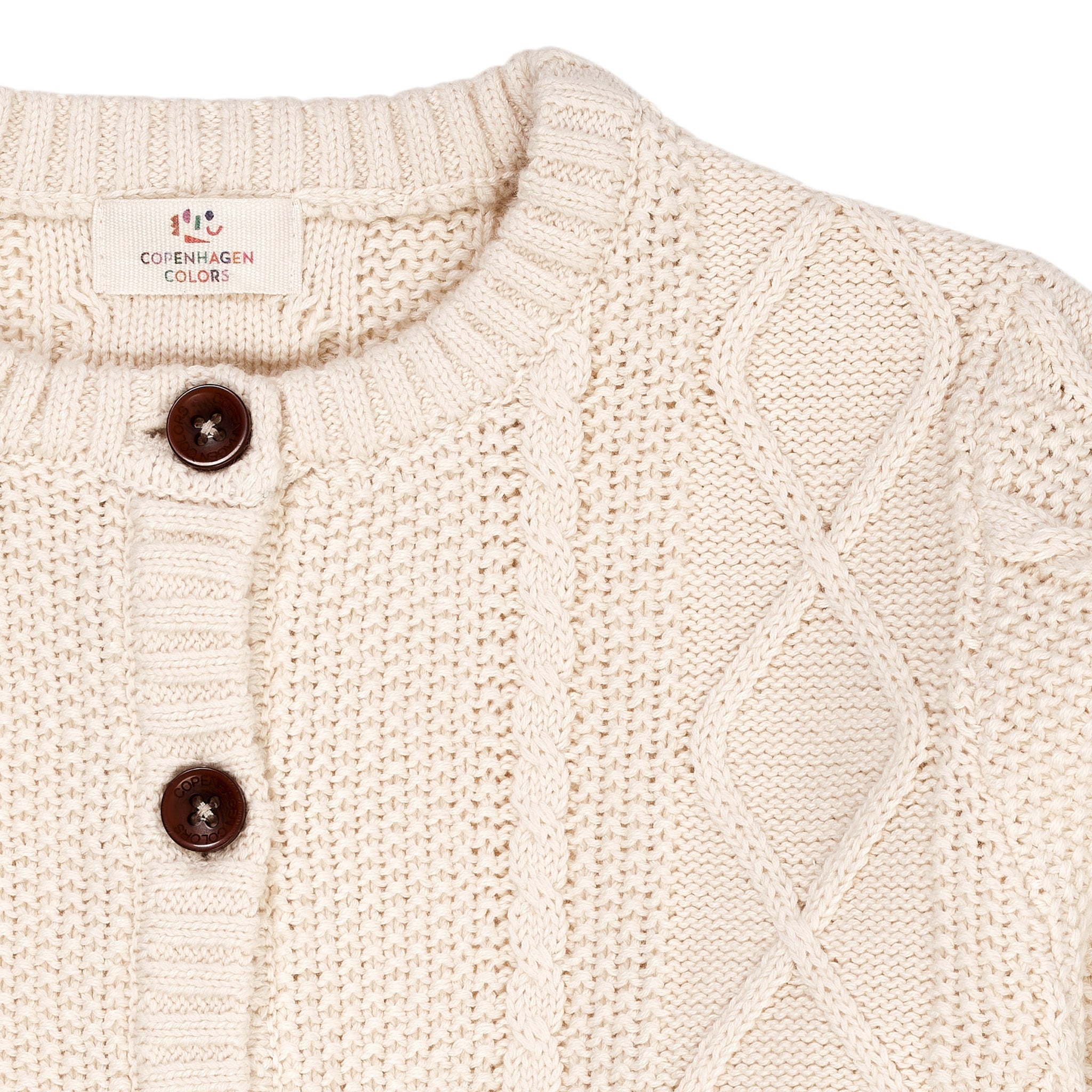 KNITTED CARDIGAN - CREAM