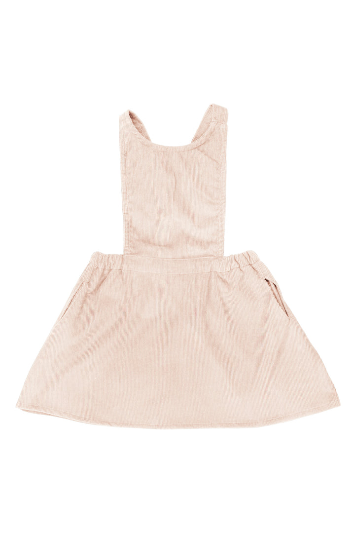 CORDUROY JUNIOR DRESS - SOFT PINK