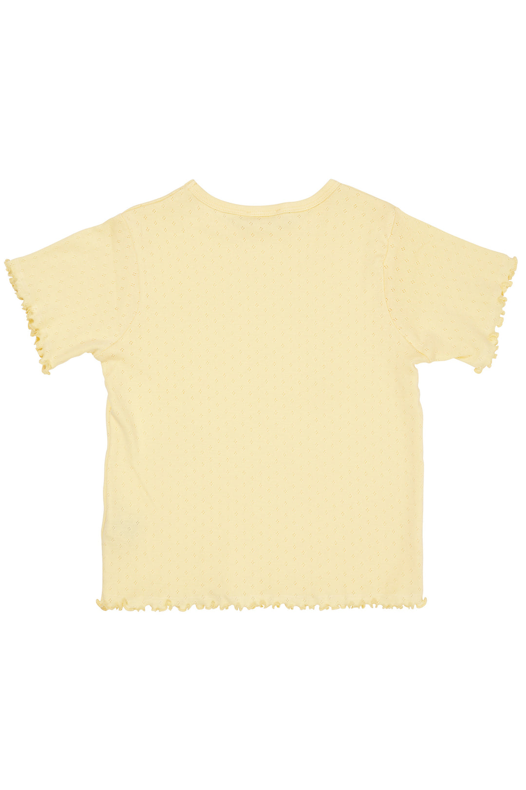SUMMER POINTELLE T-SHIRT SS - LT YELLOW
