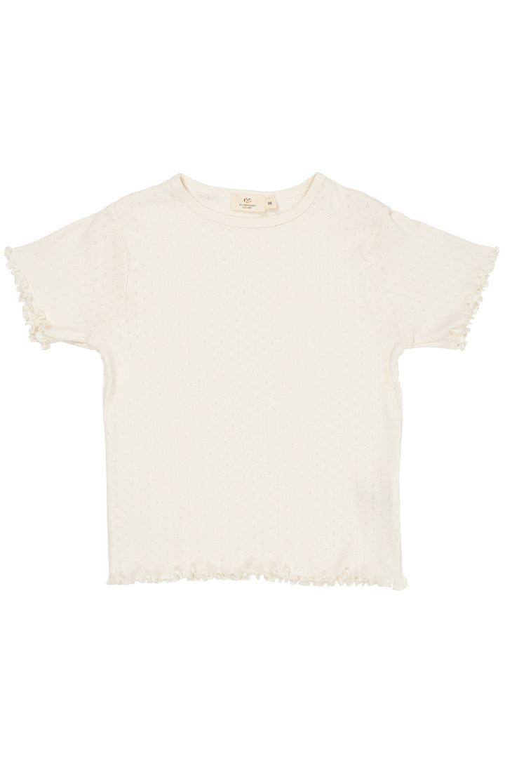SUMMER POINTELLE T-SHIRT SS - CREAM