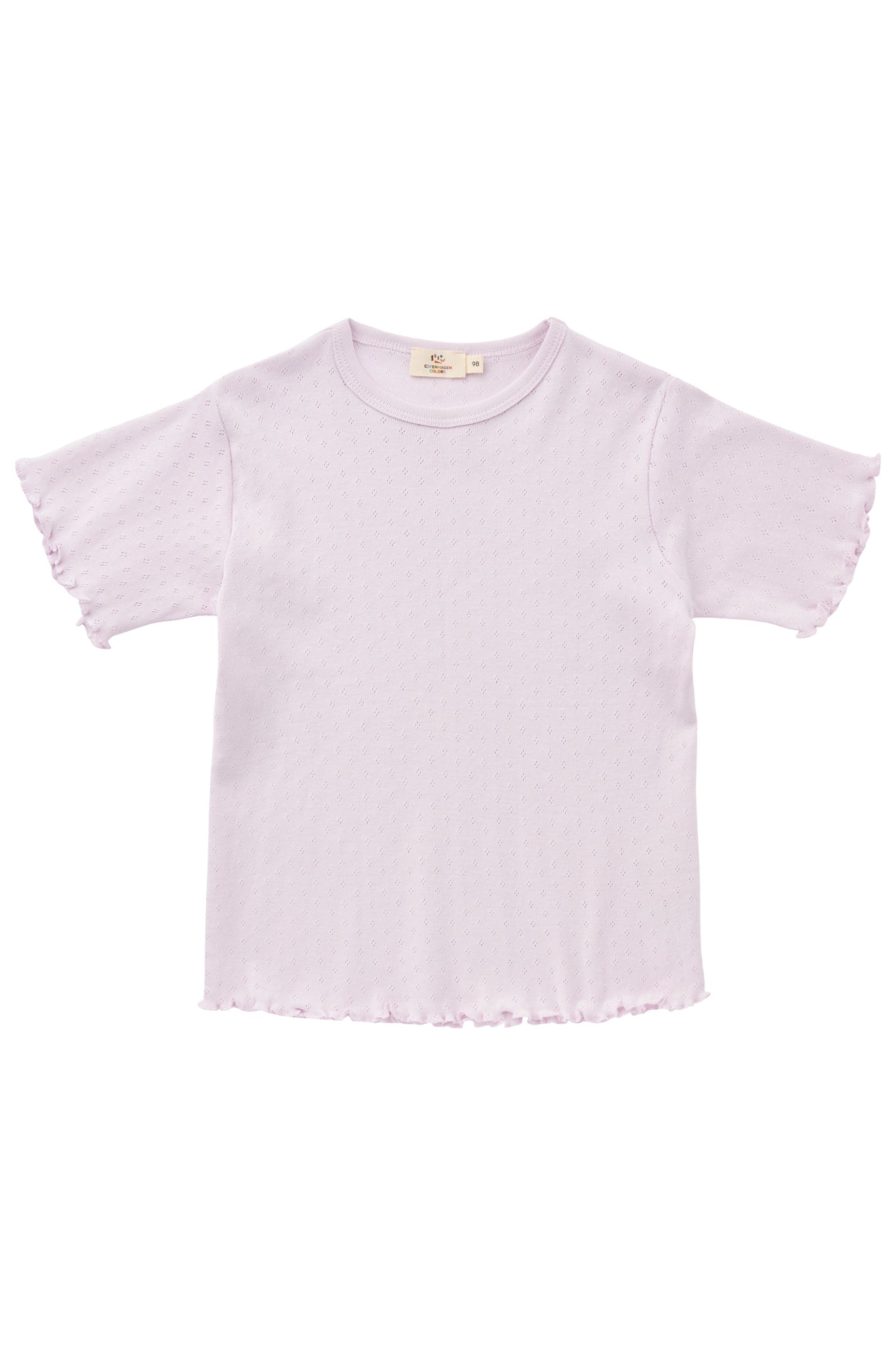 SUMMER POINTELLE T-SHIRT SS - LAVENDER