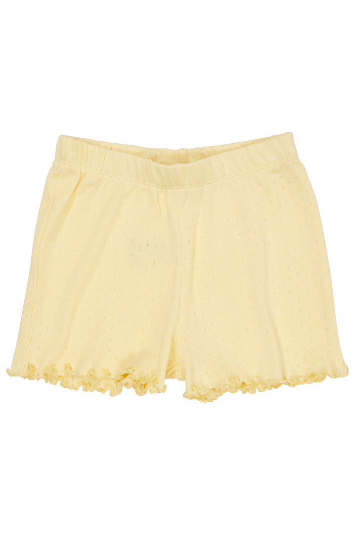 SUMMER POINTELLE SHORTS - LT. YELLOW