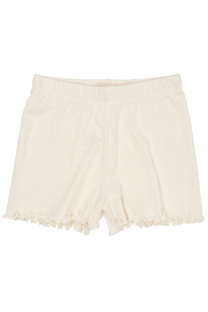 SUMMER POINTELLE SHORTS - CREAM