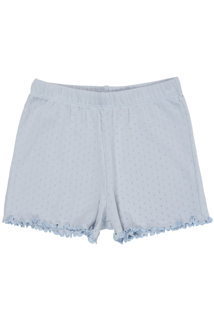 SUMMER POINTELLE SHORTS - DUSTY BLUE