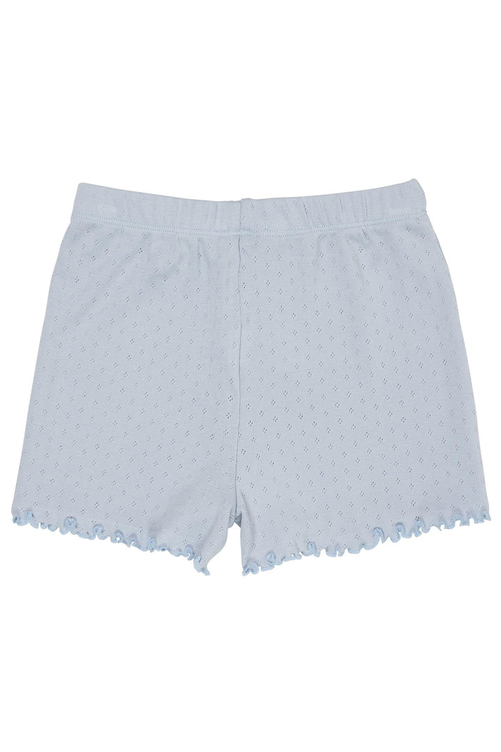 SUMMER POINTELLE SHORTS - DUSTY BLUE