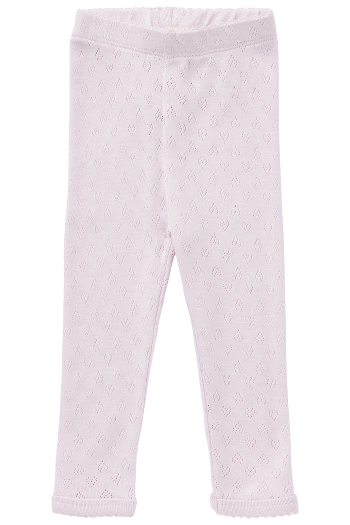 POINTELLE HEART LEGGINGS - LAVENDER
