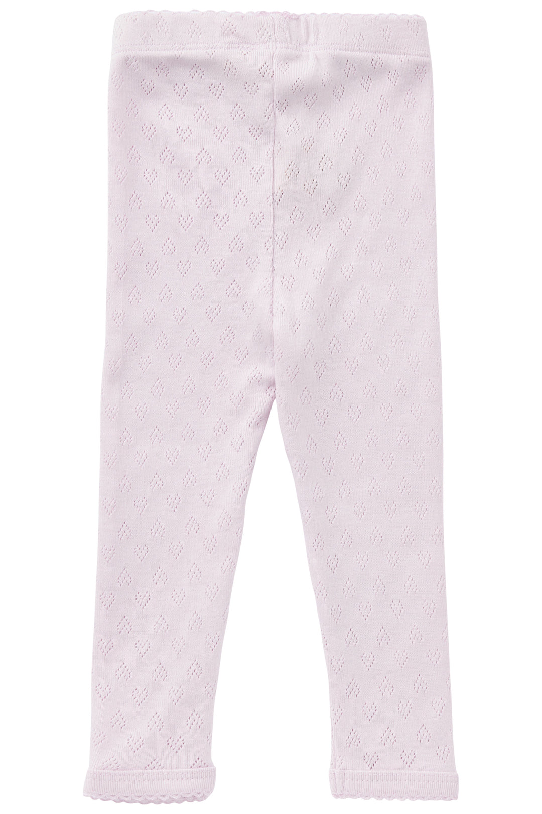 POINTELLE HEART LEGGINGS - LAVENDER