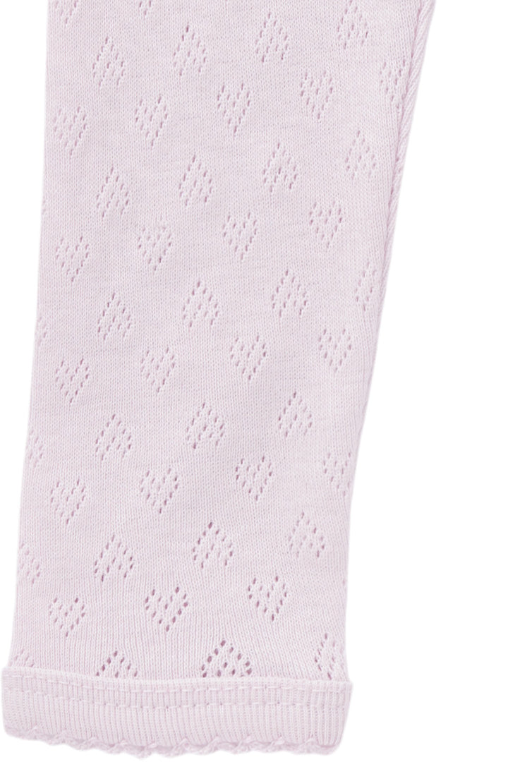 POINTELLE HEART LEGGINGS - LAVENDER