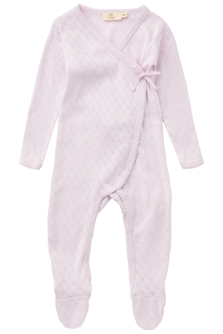 POINTELLE CROSS-OVER FULL BODY - LAVENDER