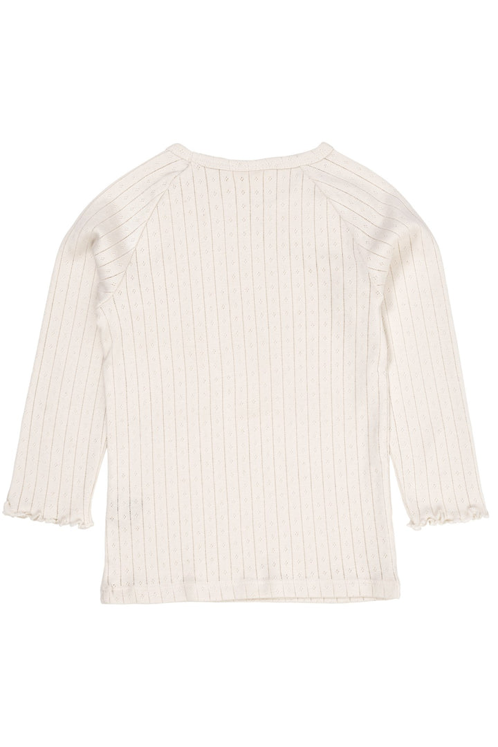 POINTELLE JUNIOR LS TEE - CREAM