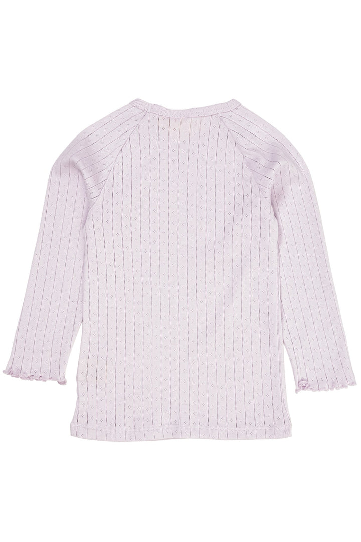 POINTELLE JUNIOR LS TEE - LAVENDER