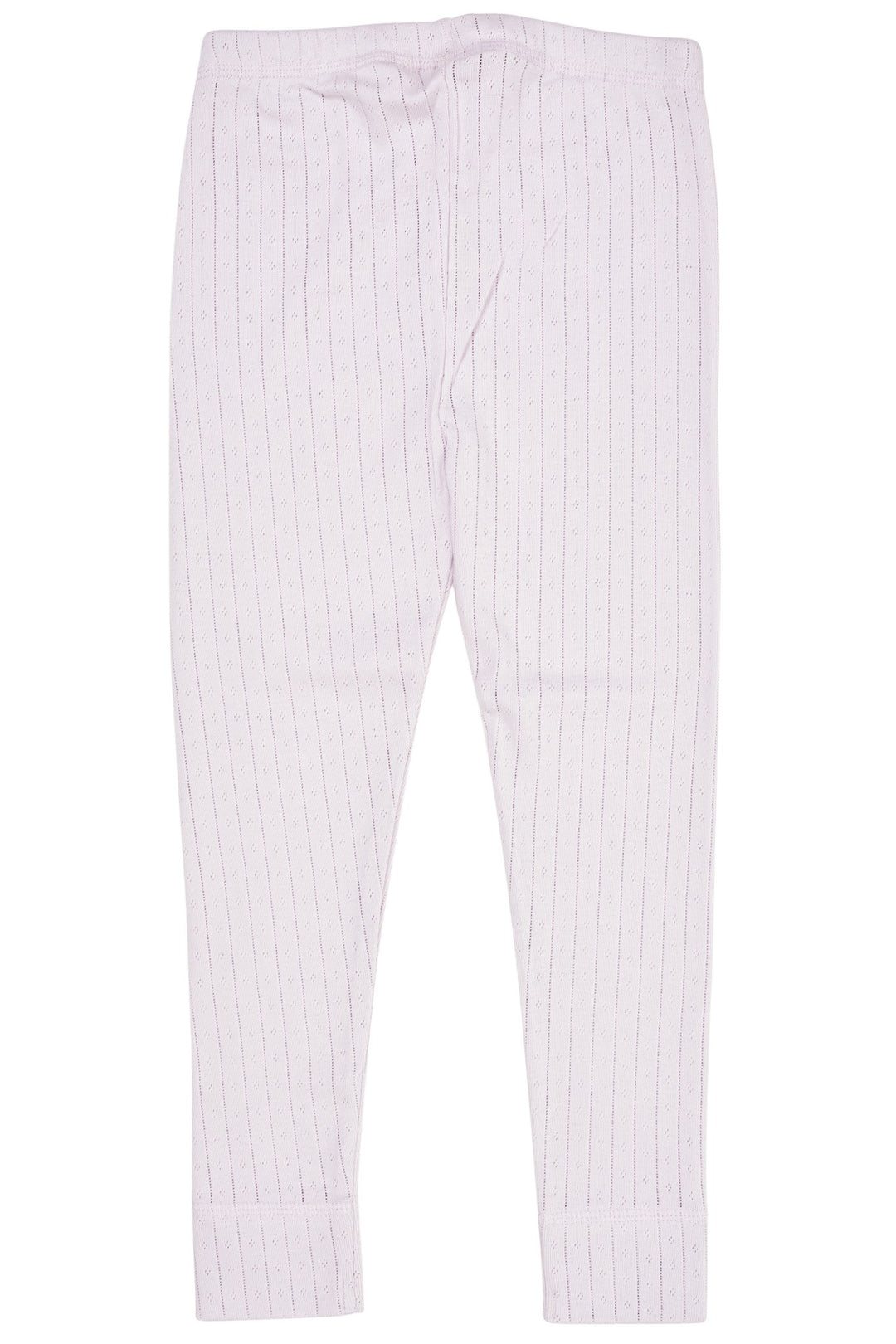 POINTELLE JUNIOR LEGGINGS W. STRING - LAVENDER