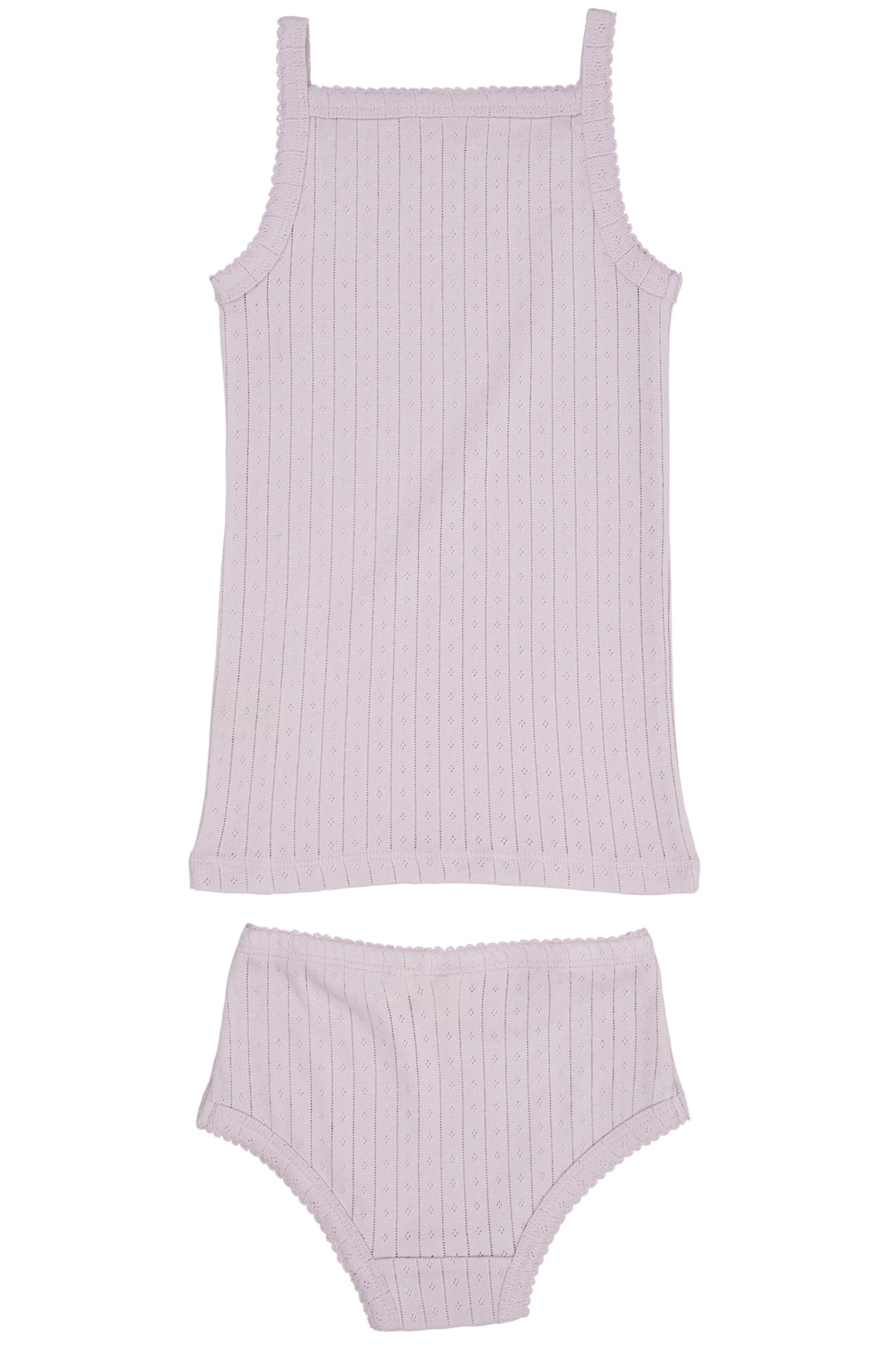 POINTELLE JUNIOR UNDERWEAR SET - LAVENDER
