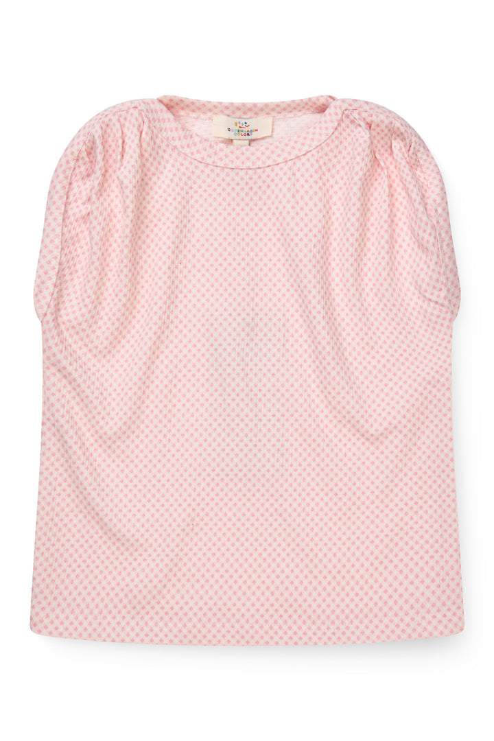 CREPE TOP - PINK COMB.