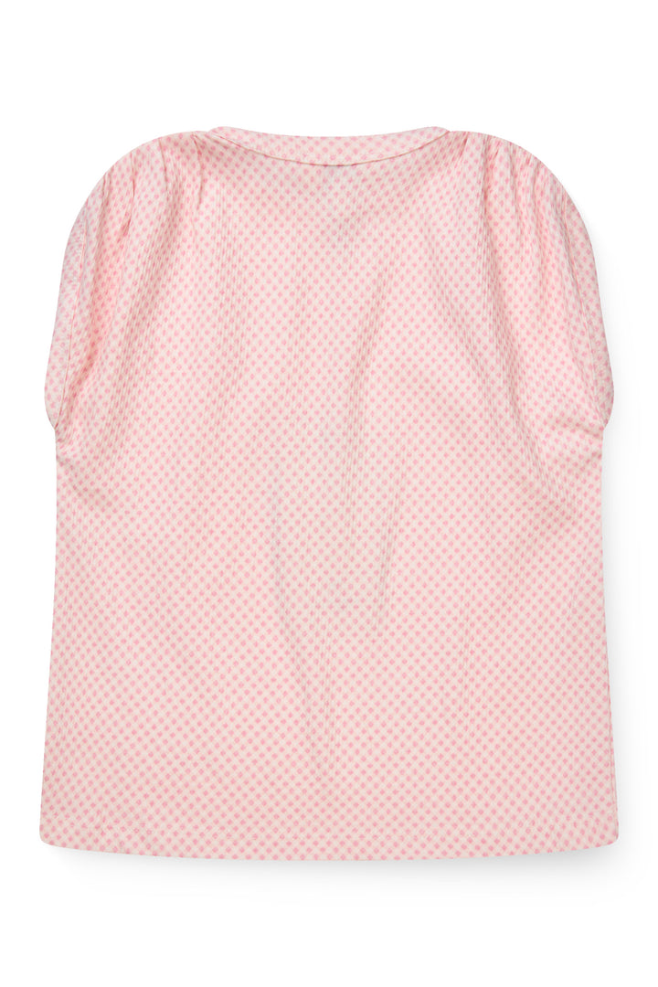 CREPE TOP - PINK COMB.