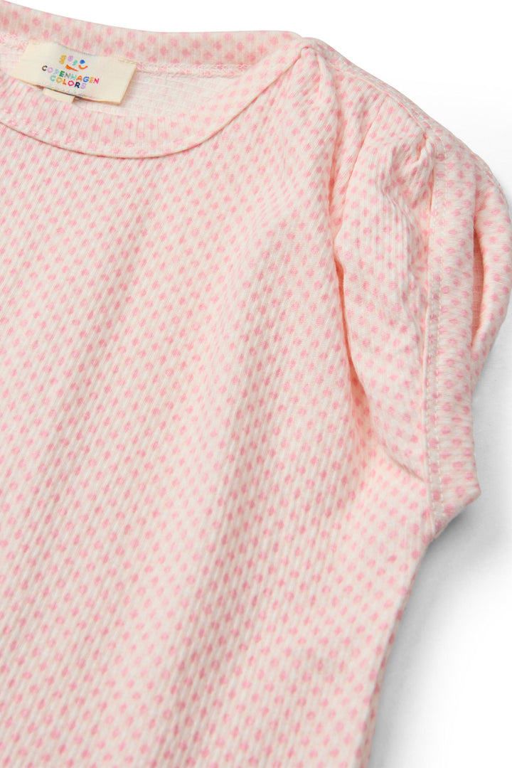 CREPE TOP - PINK COMB.