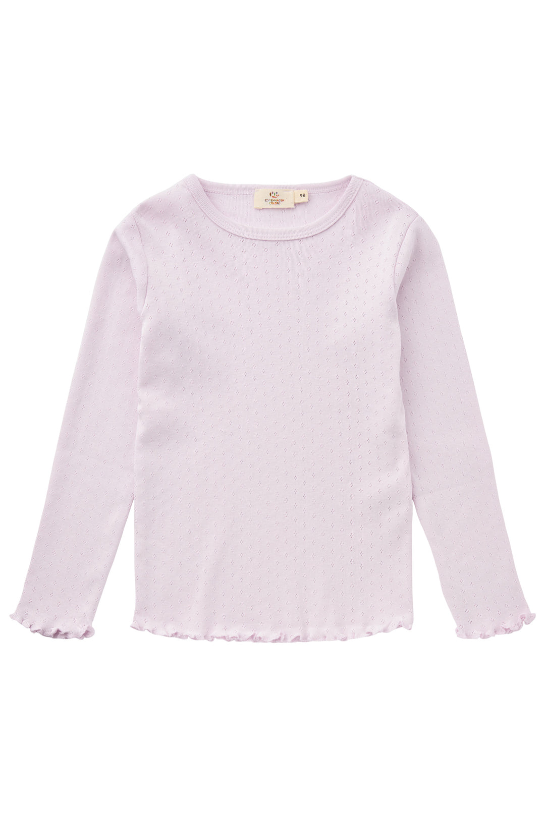 SUMMER POINTELLE LS TEE - LAVENDER