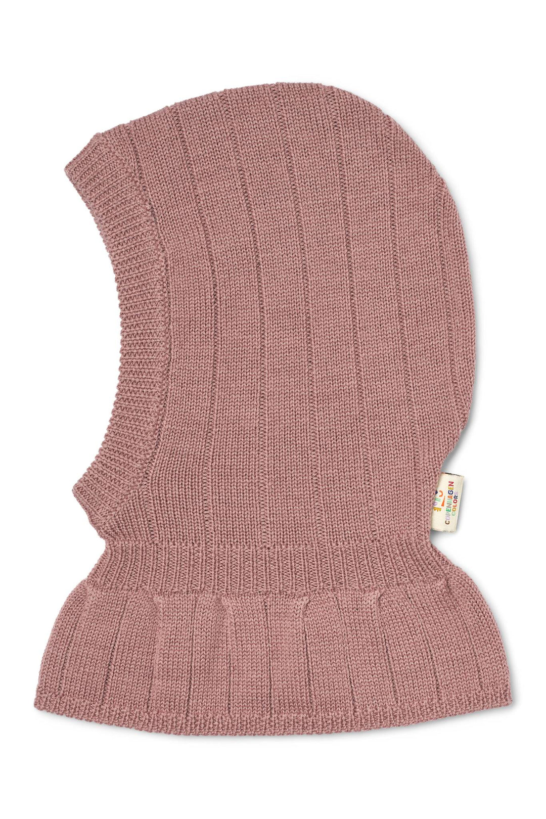 Merino Rib Knitted Balaclava - WINTER ROSE