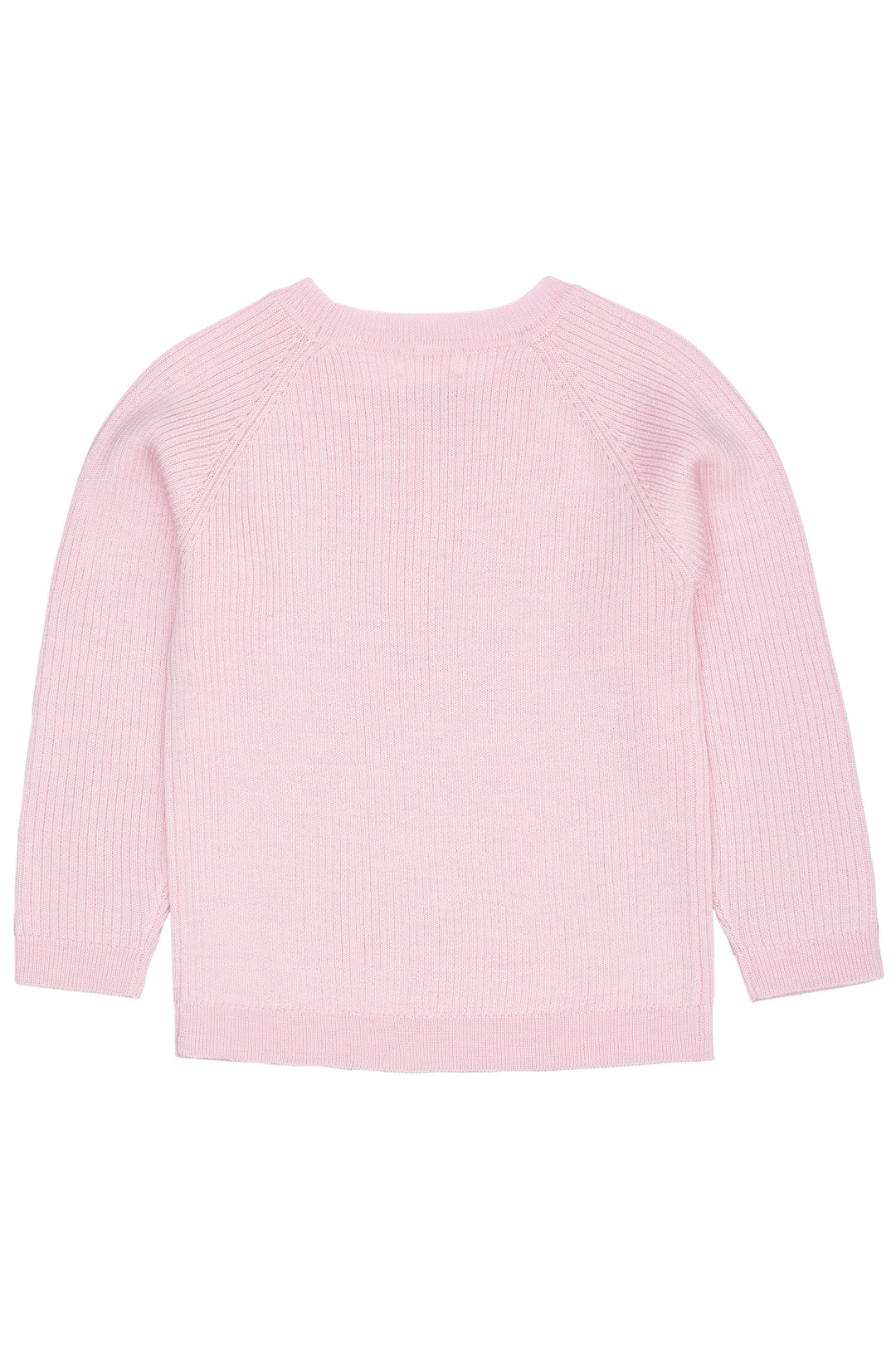MERINO CLASSIC RIB BLOUSE - BUBBLEGUM