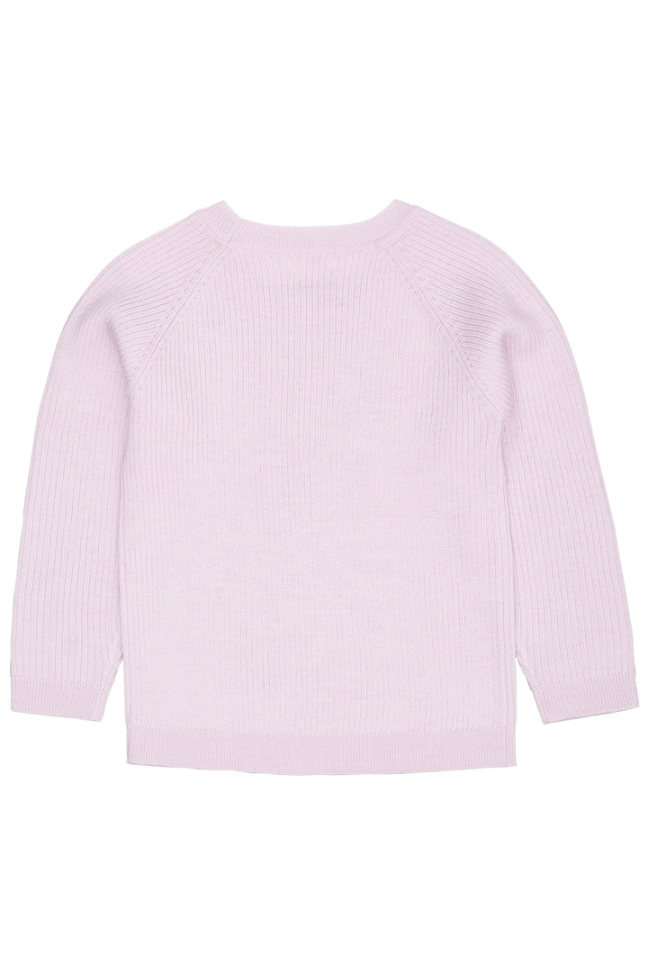 MERINO CLASSIC RIB BLOUSE - LAVENDER
