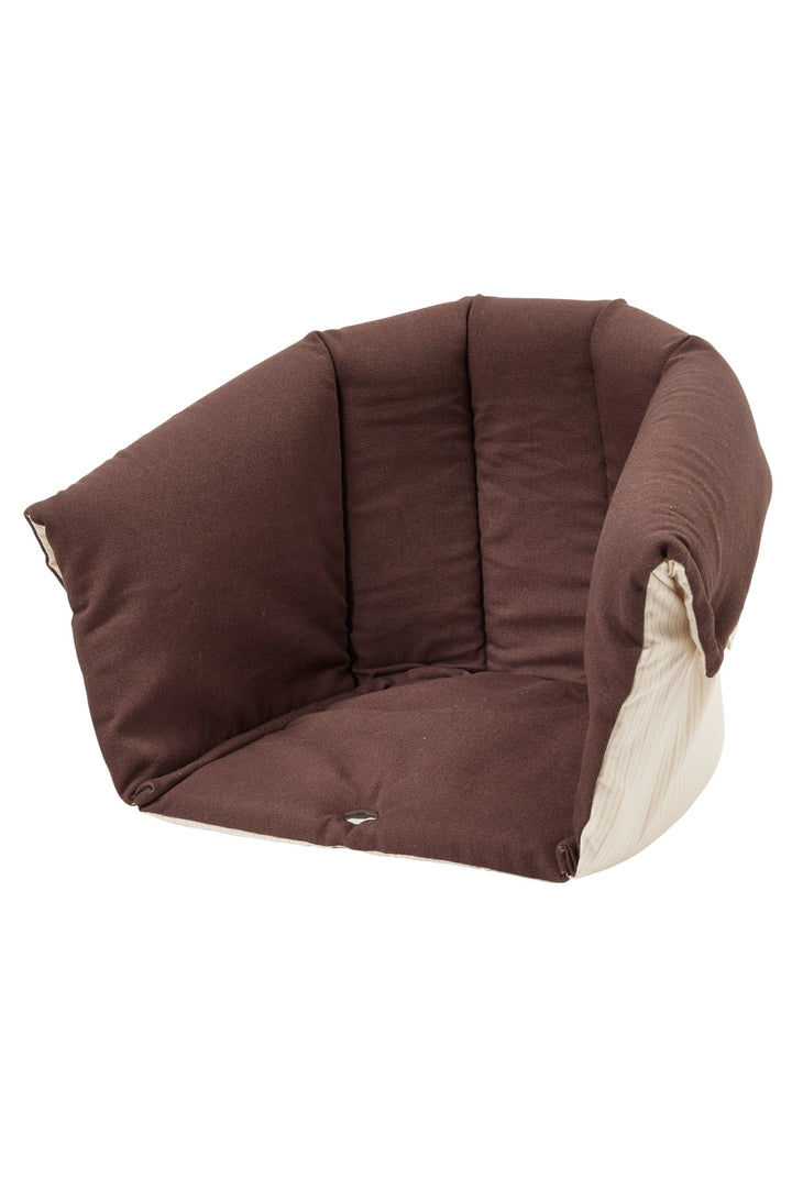 Hood for Lift and Pram Pillow - 2in1 - Dk Brown w. Cream Stripe