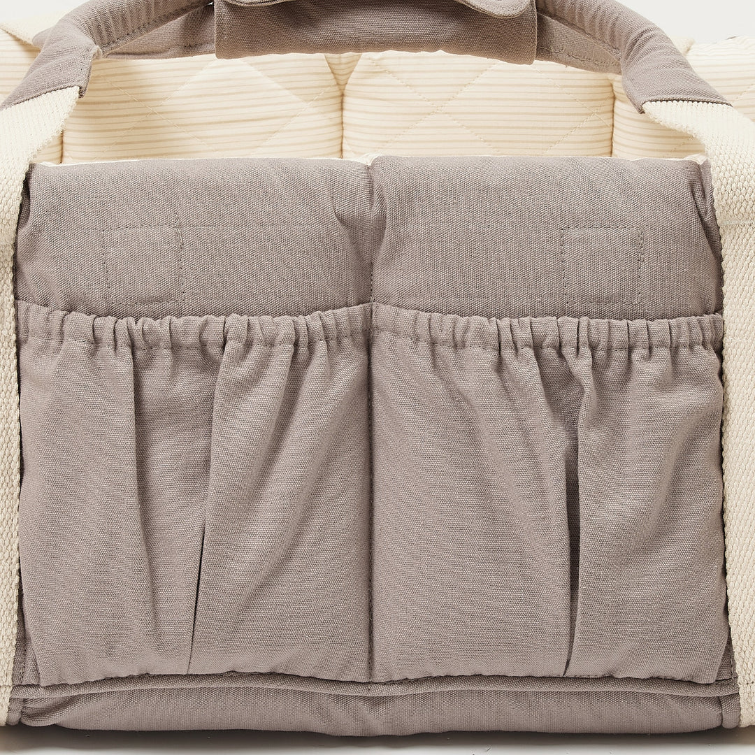 ORGANIC MULTIFUNCTIONAL LIFT - DARK GREY W. CREAM SOLID STRIPE