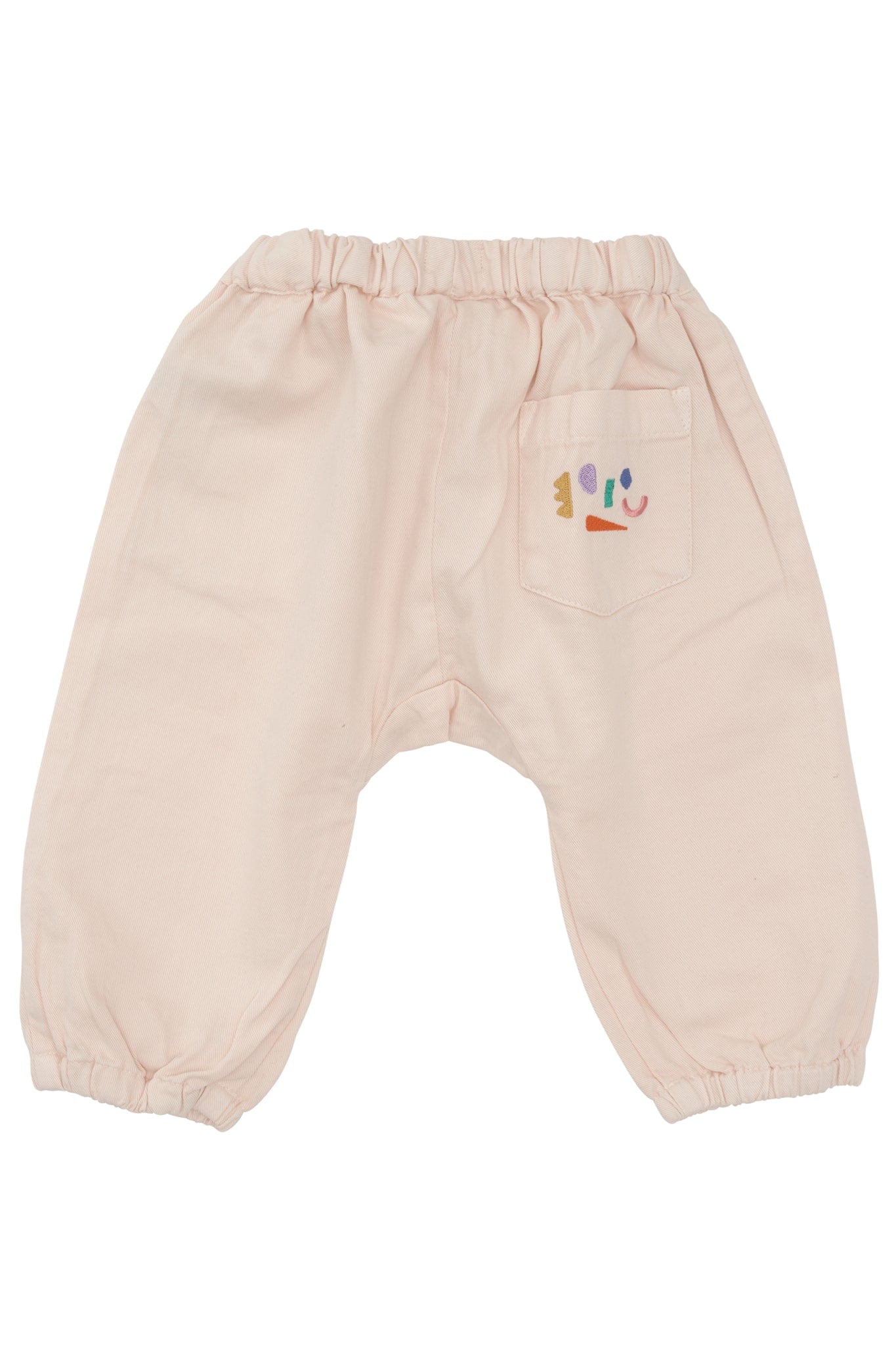 TWILL BABY PANTS - SOFT PINK