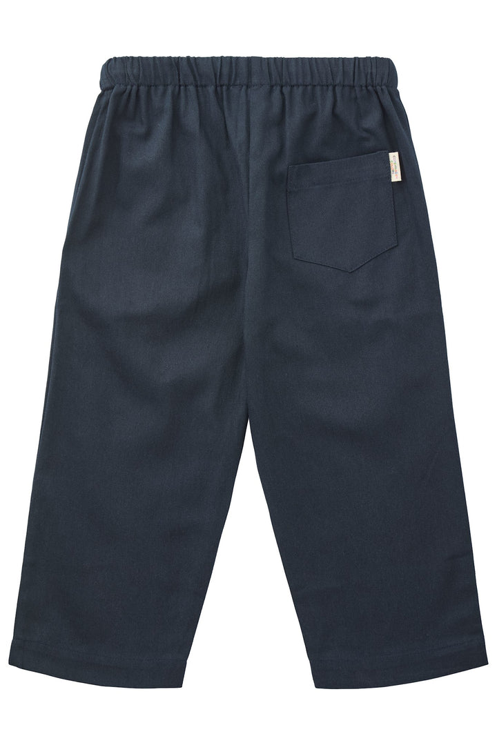 SOLID TWILL PANTS - NAVY