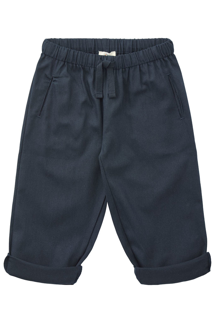 SOLID TWILL PANTS - NAVY