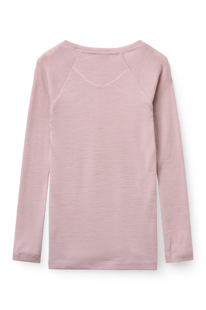 Merino Light Knitted T-Shirt LS - Violet Ice