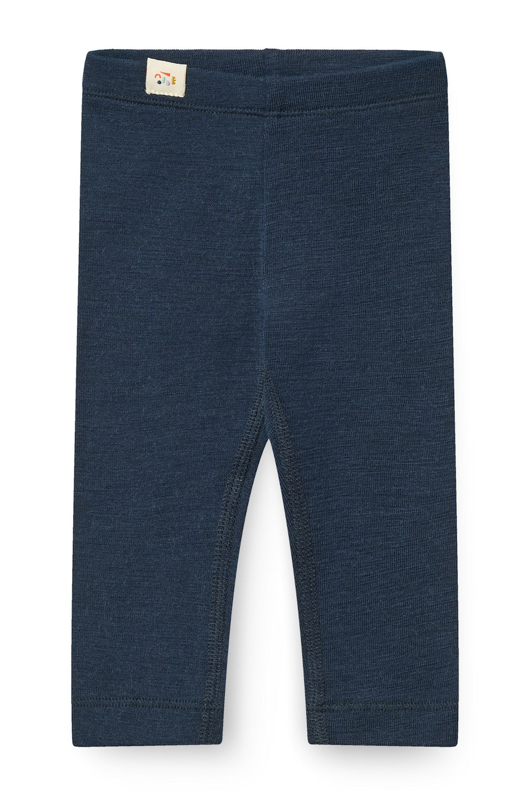 MERINO LIGHT KNITTED LEGGINGS - NAVY