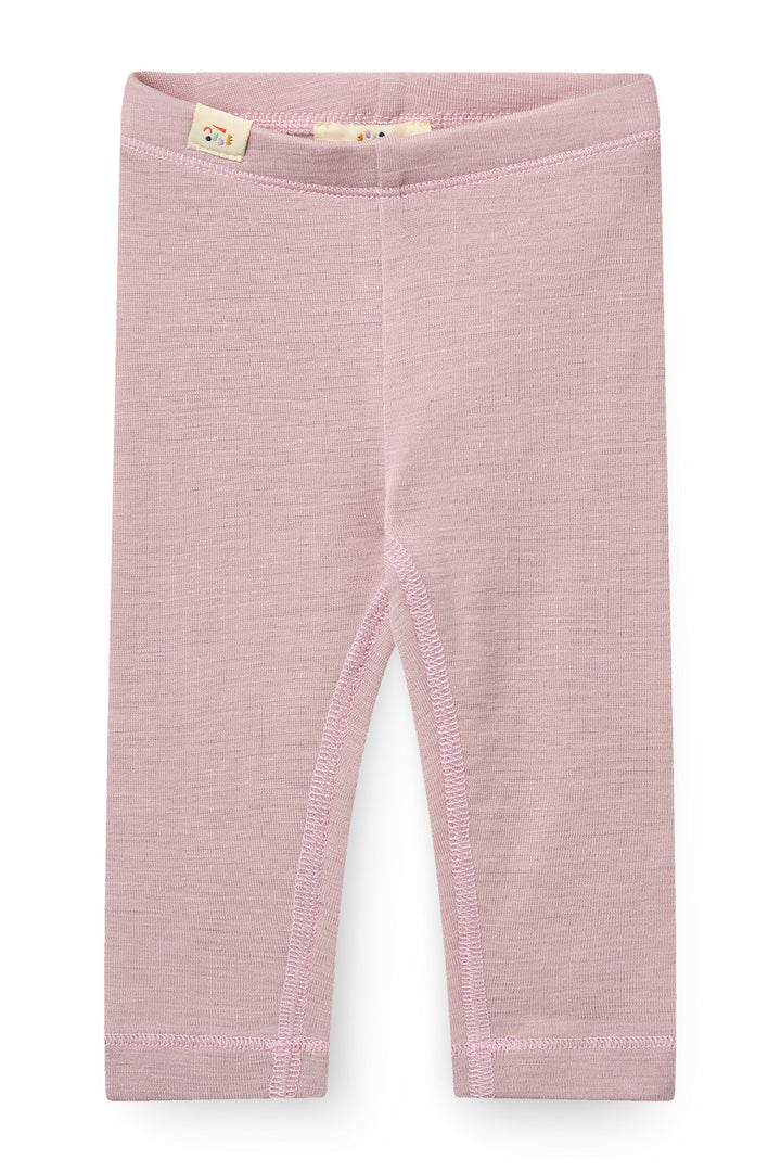 Merino Light Knitted Leggings - Violet Ice