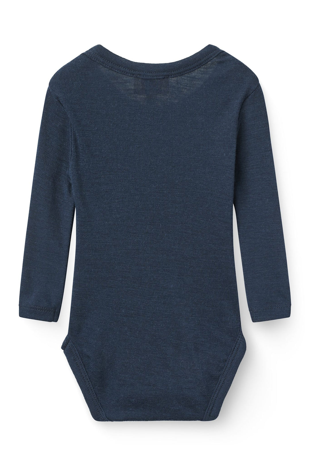 MERINO LIGHT KNITTED BODYSTOCKING - NAVY