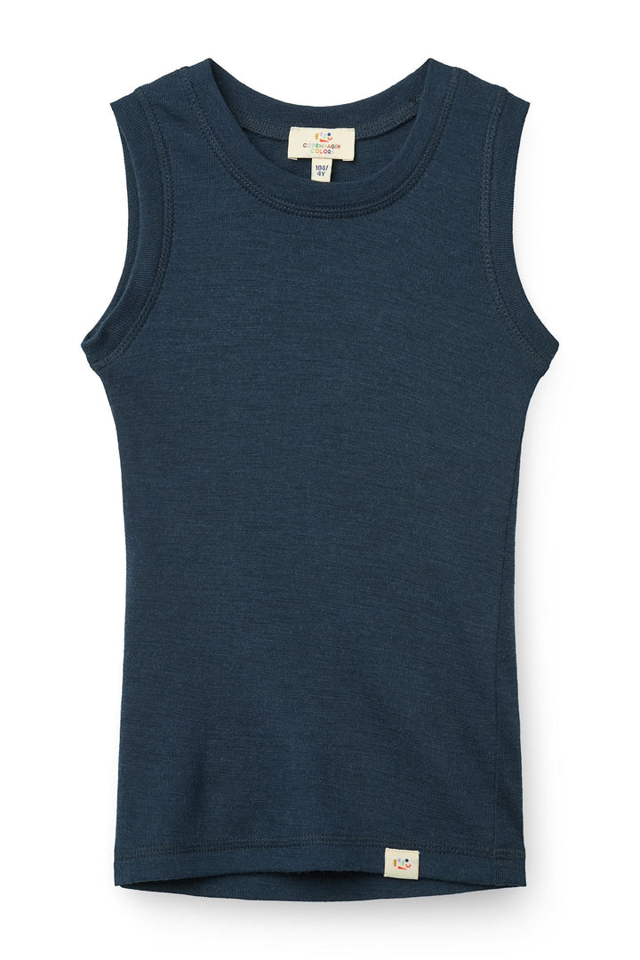 Merino Light Knitted Tank - NAVY