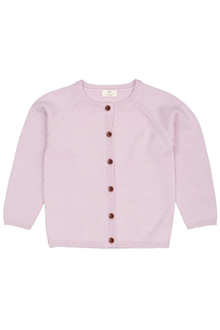 MERINO KNITTED CARDIGAN - LAVENDER