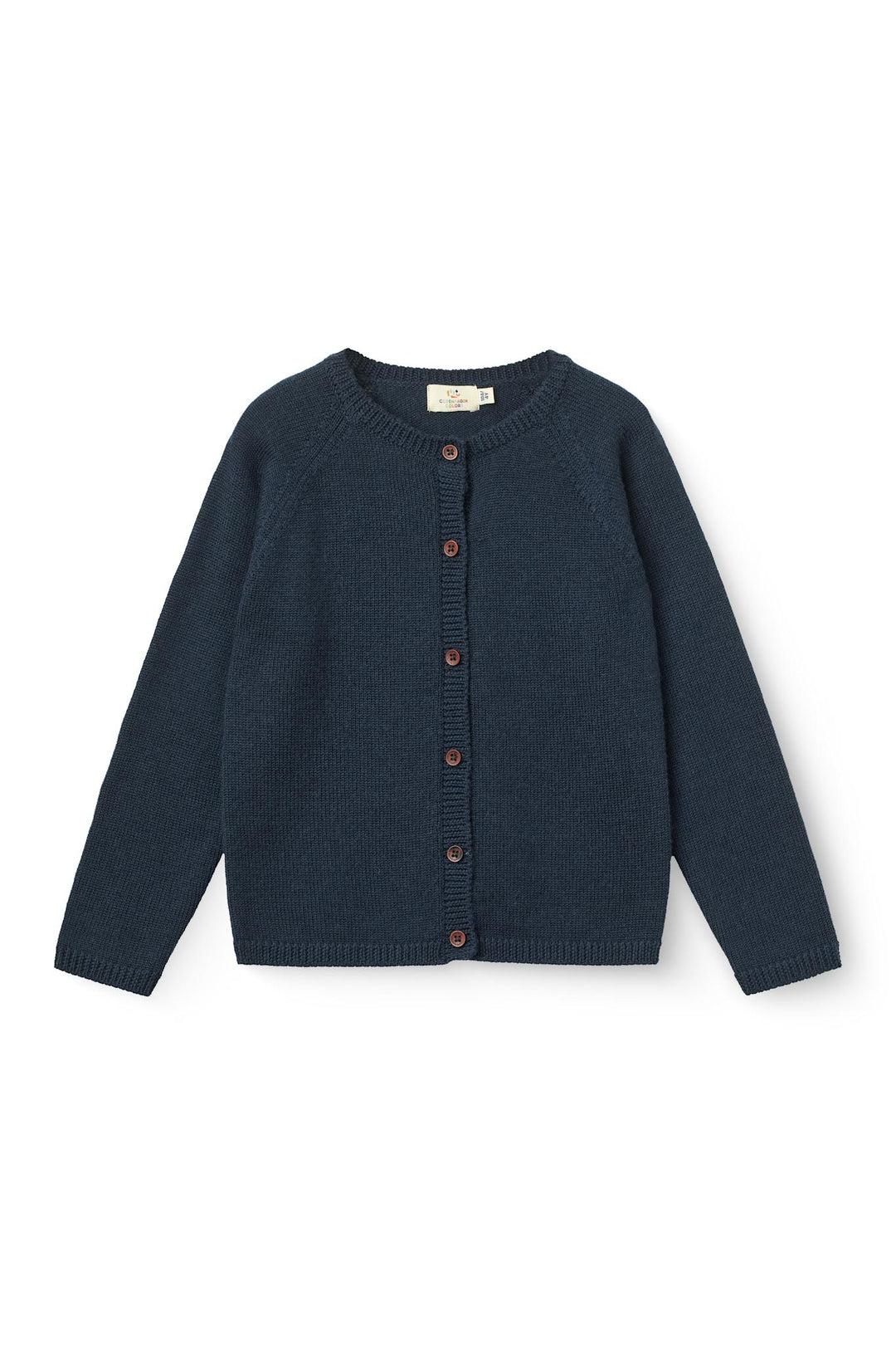 Merino Knitted Cardigan - NAVY