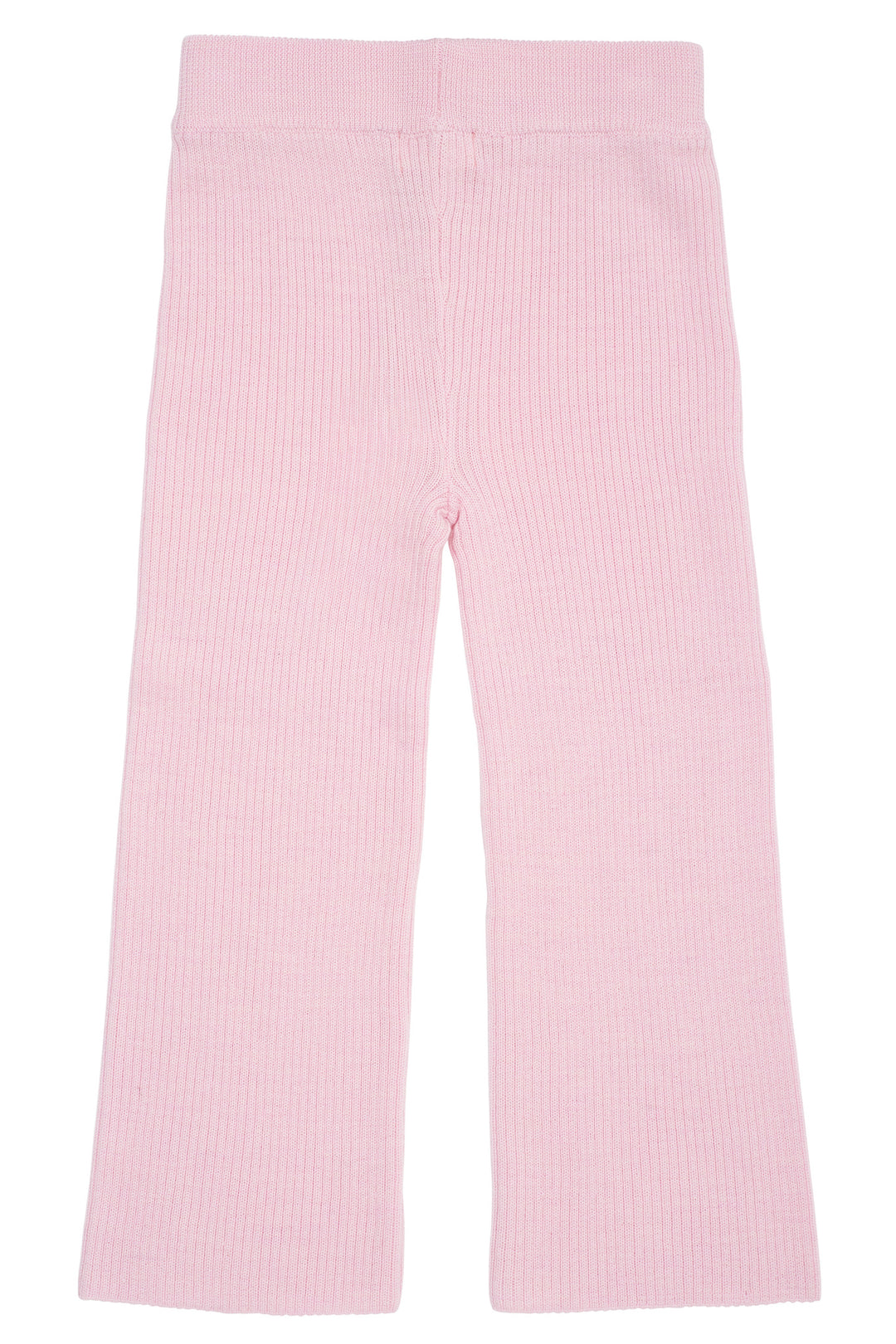MERINO WIDE RIB PANTS - BUBBLEGUM