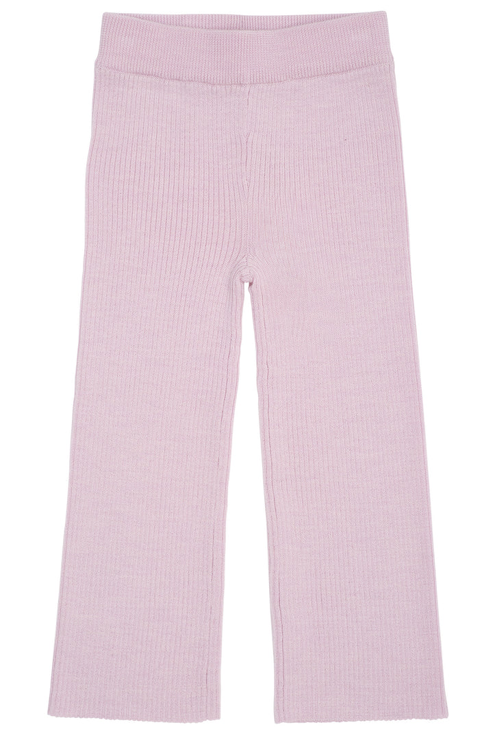 MERINO WIDE RIB PANTS - LAVENDER