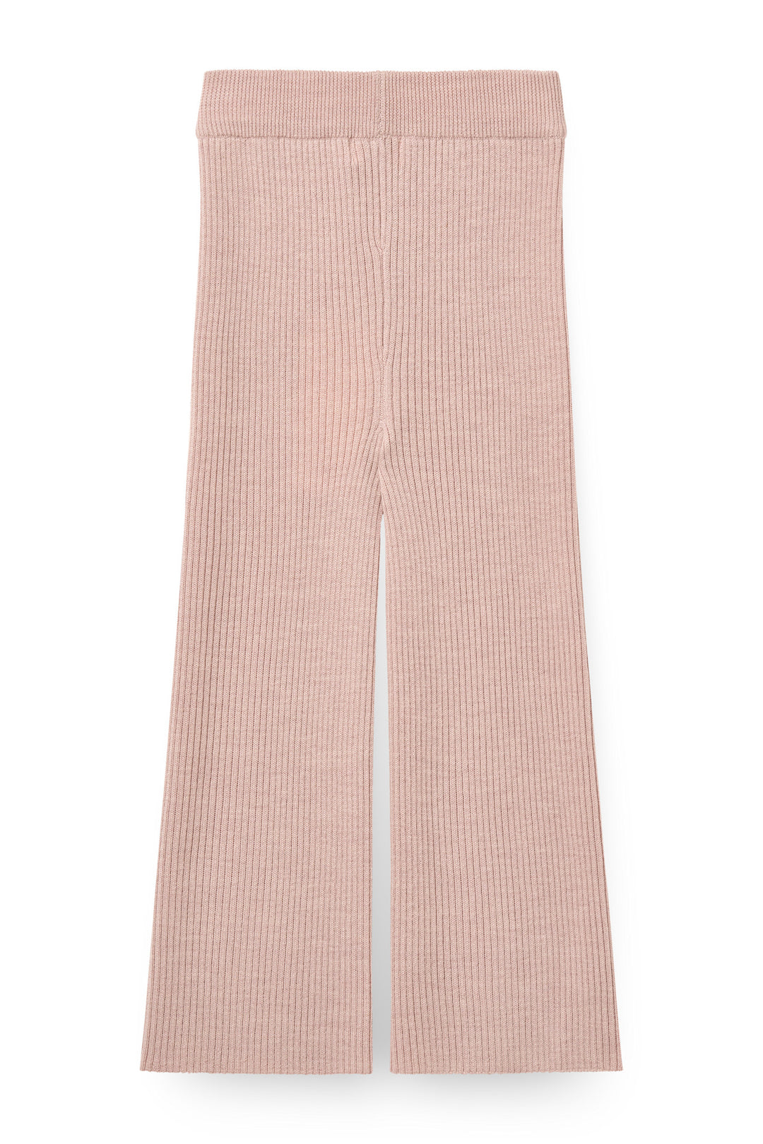 Merino Wide Rib Pants - Violet Ice