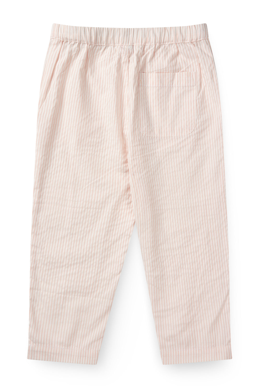 SEERSUCKER PANTS - DUSTY ROSE W CREAM STRIPE