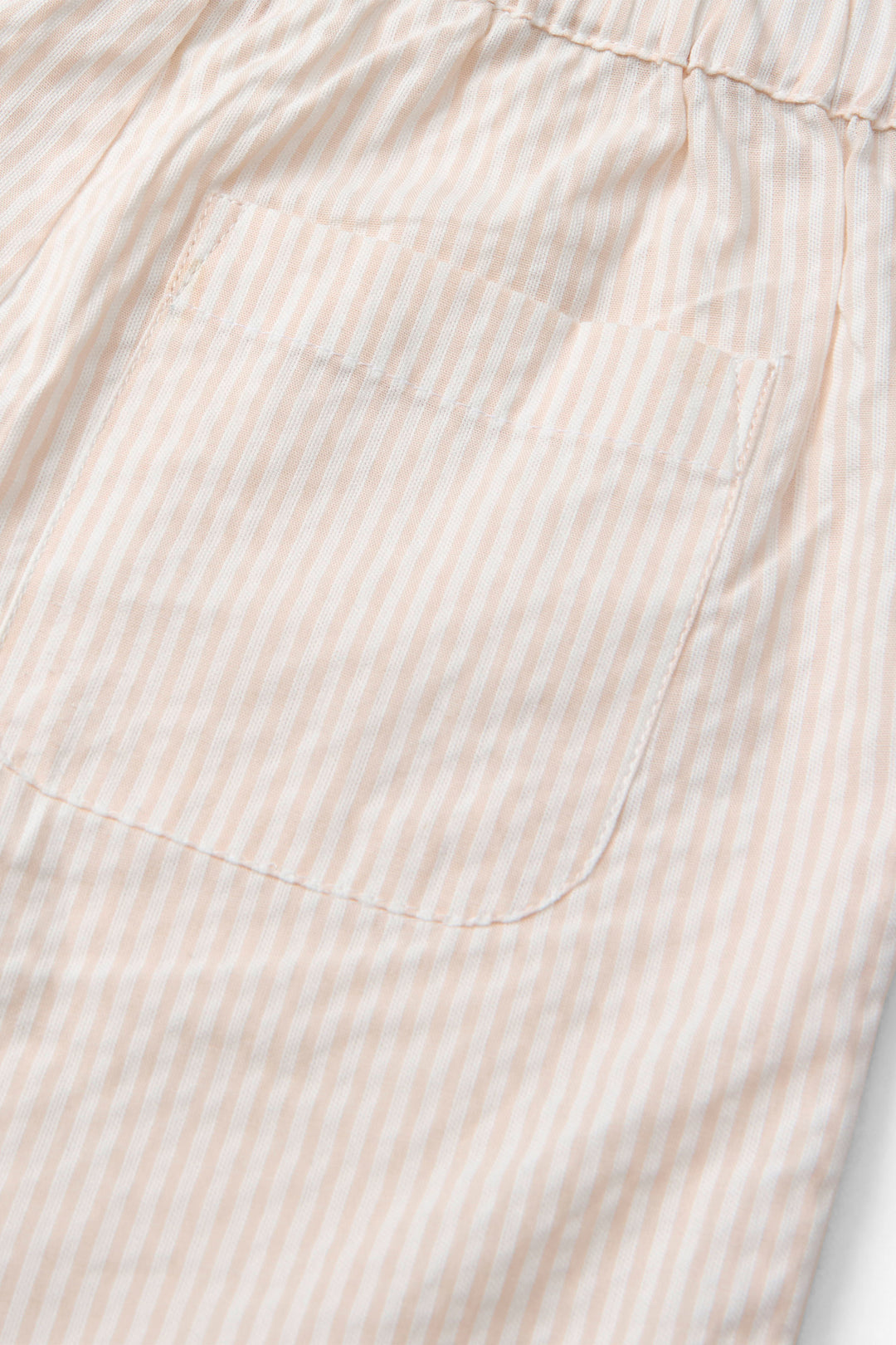 SEERSUCKER PANTS - DUSTY ROSE W CREAM STRIPE